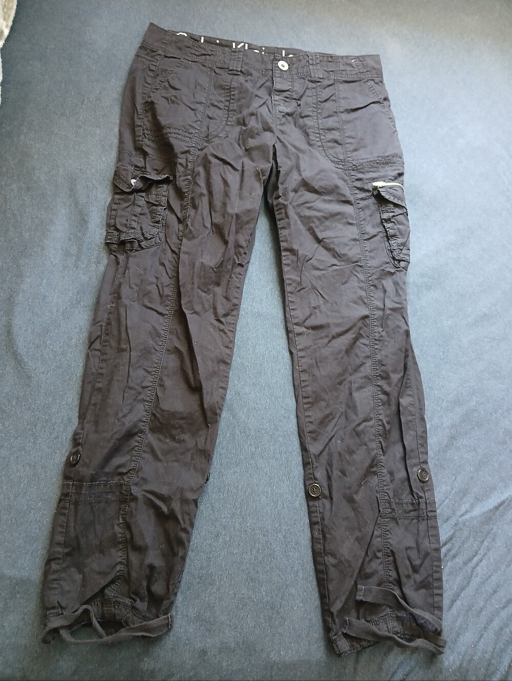 Calvin Klein Black Cargo Pants